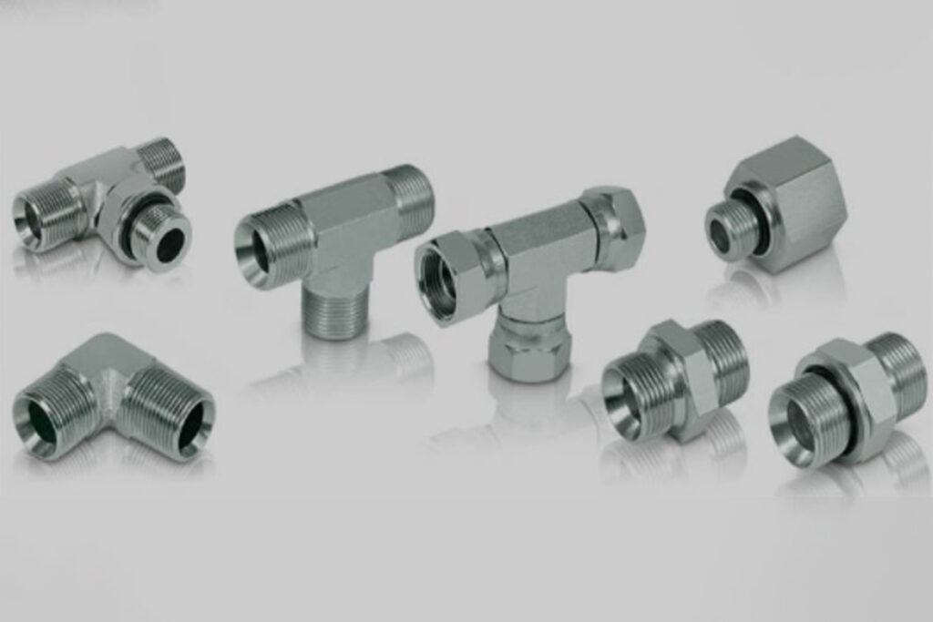 STAIGHT , 90DEG , 45 DEG HOSE FITTINGS NPT , JIC , BSP , METRIC , SAE FLANGE CLAMPS